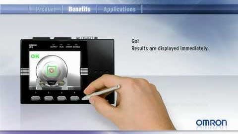 Omron ZFX vision sensor - easy vision at a touch