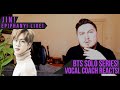 Vocal coach reacts jin epiphany live bts solo breakdowns