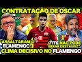  contratao de oscar no flamengo  preparao do flamengo para partida contra o palestino 