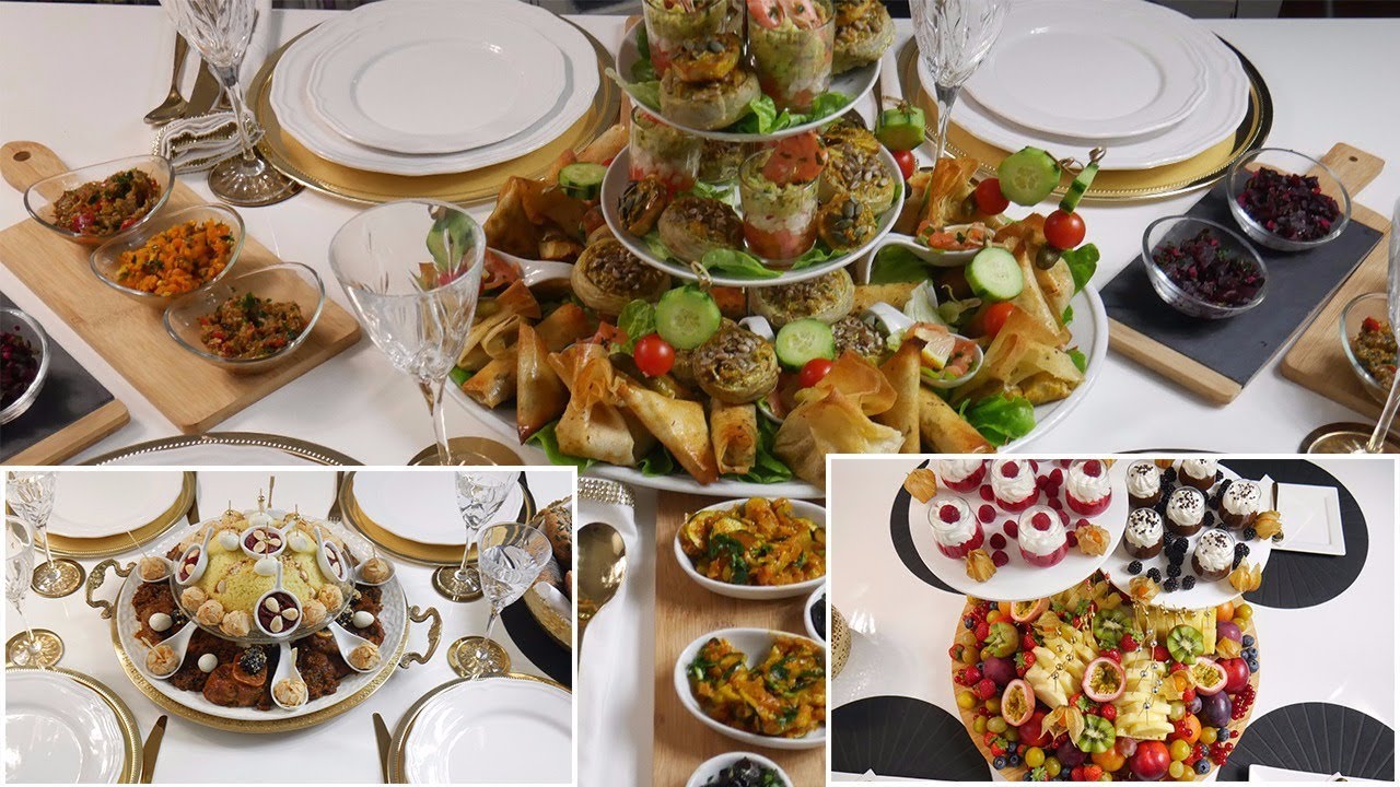 عراضة متكاملة من المقبلات حتى التحلية بالتعاون مع مريم بركات (الجزء الاول)