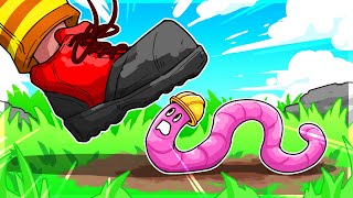They made a game about CRUSHING WORMS!? screenshot 2