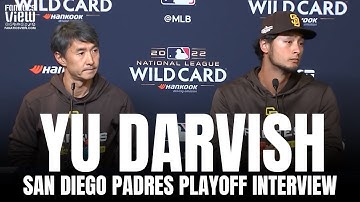 Yu Darvish Reacts to San Diego Padres vs. New York Mets Series, Studying Mets & Padres Clubhouse