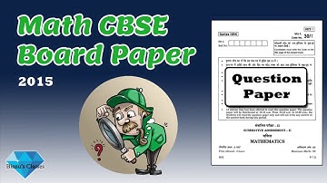 10th Math CBSE Board Paper - 2015 Set-1