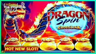 5 GOLDEN POTS on Dragon Spin Crosslink Fire Slots!