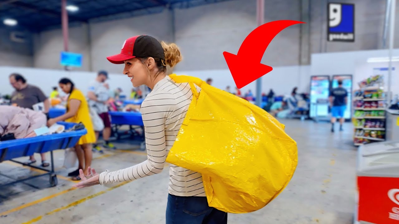 Моя жестокая охота за 1000 долларов в Goodwill BINS