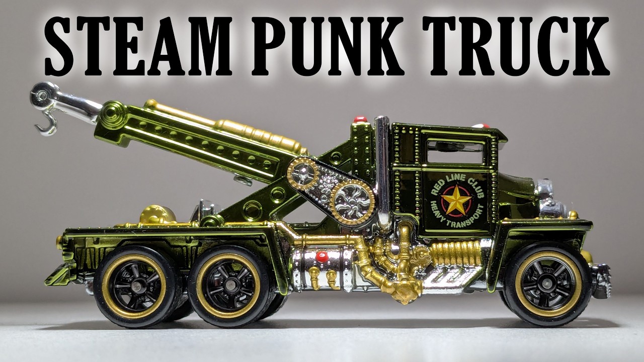 ホットウィール　RLC STEAM PUNK TRUCK Steam Punk Truck — Hot Wheels Fantasy Reviews - YouTube