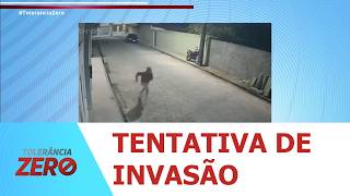 Security camera captures attempted home invasion at dawn in Campo do Brito - TZ