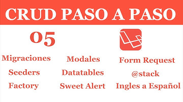 05 - Full CRUD con LARAVEL 8 desde 0. Parte 1 de 2