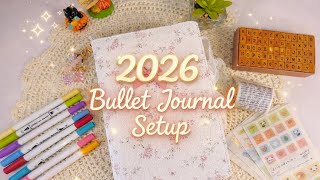 2026 Bullet Journal Setup ✨  Notebook Therapy Unboxing  Cozy & Aesthetic Plan With Me screenshot 1
