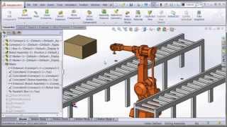 SolidWorks Tutorial: How to Animate a 6 DOF (degrees of freedom) Robot