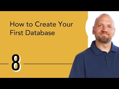 Video: How To Create A Database For The Server