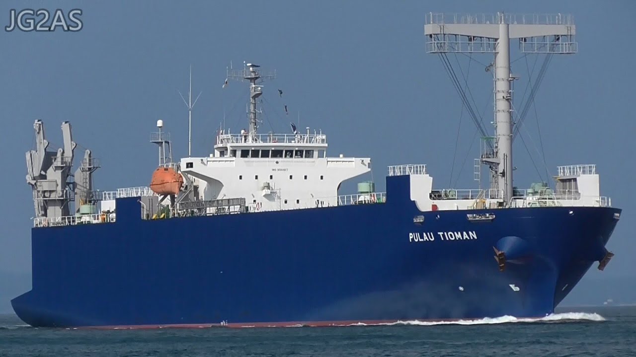 Shipspotting Japan MV PULAU TIOMAN 自動車船 Vehicles carrier EASTERN CAR