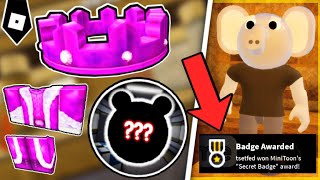 How to get MAPLE DONUT SECRET BADGE \& CROWN OF MADNESS + OUTFIT in PIGGY (READY PLAYER TWO) - ROBLOX