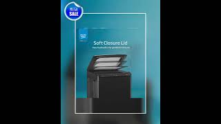 Voltas Beko, A TATA Product 7 kg 5 Star Eco Wash/Monsoon Dry Fully-Automatic Top-Load Washing Mac...