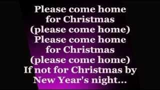 Jon Bon Jovi - Please Come Home For Christmas (Lyrics)