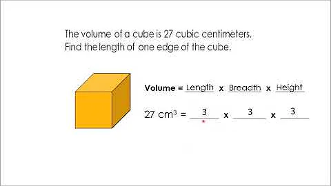 Finding  the length of one side of a cube given its volume