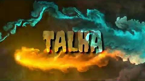Talha name editing video (editing channel) /video editing