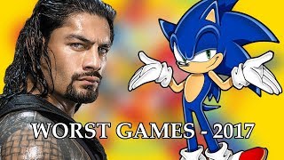 Top 5 - WORST 2017 أسوأ خمس ألعاب