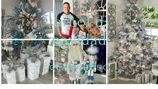 ideas para decorar tu árbol d navidad glamuroso en familia/ glam christmas tree