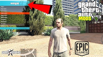How to install Menyoo [Epic Games] 2020 GTA 5 MODS