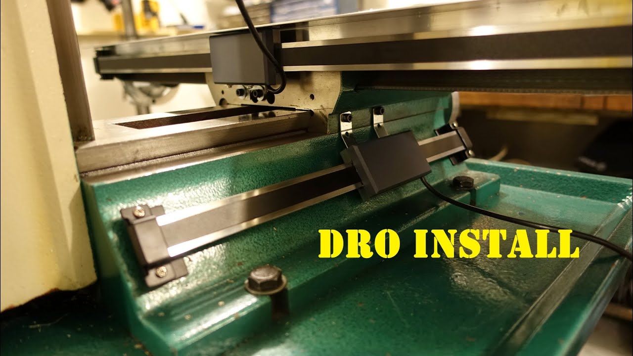 iGaging DRO Install on the Grizzly G0704 Mill & iGaging Err YouTube