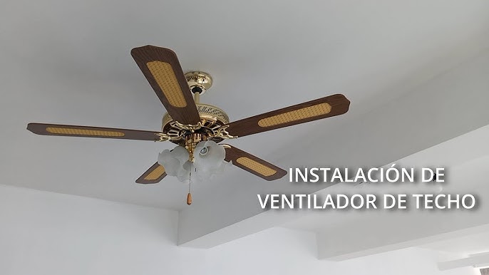 Cómo poner un ventilador de techo de instalación magnética?, Ventilación