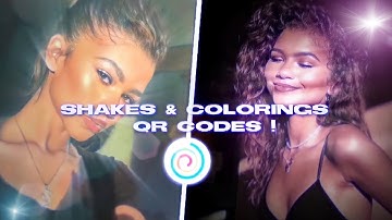 shakes and colorings qr codes on funimate !!