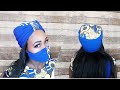 DIY- How to Make a Simple Turban with African Ankara Print - Easy Turban Hat