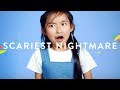 100 Kids Tell Us Their Scariest Nightmare | 100 Kids | HiHo Kids