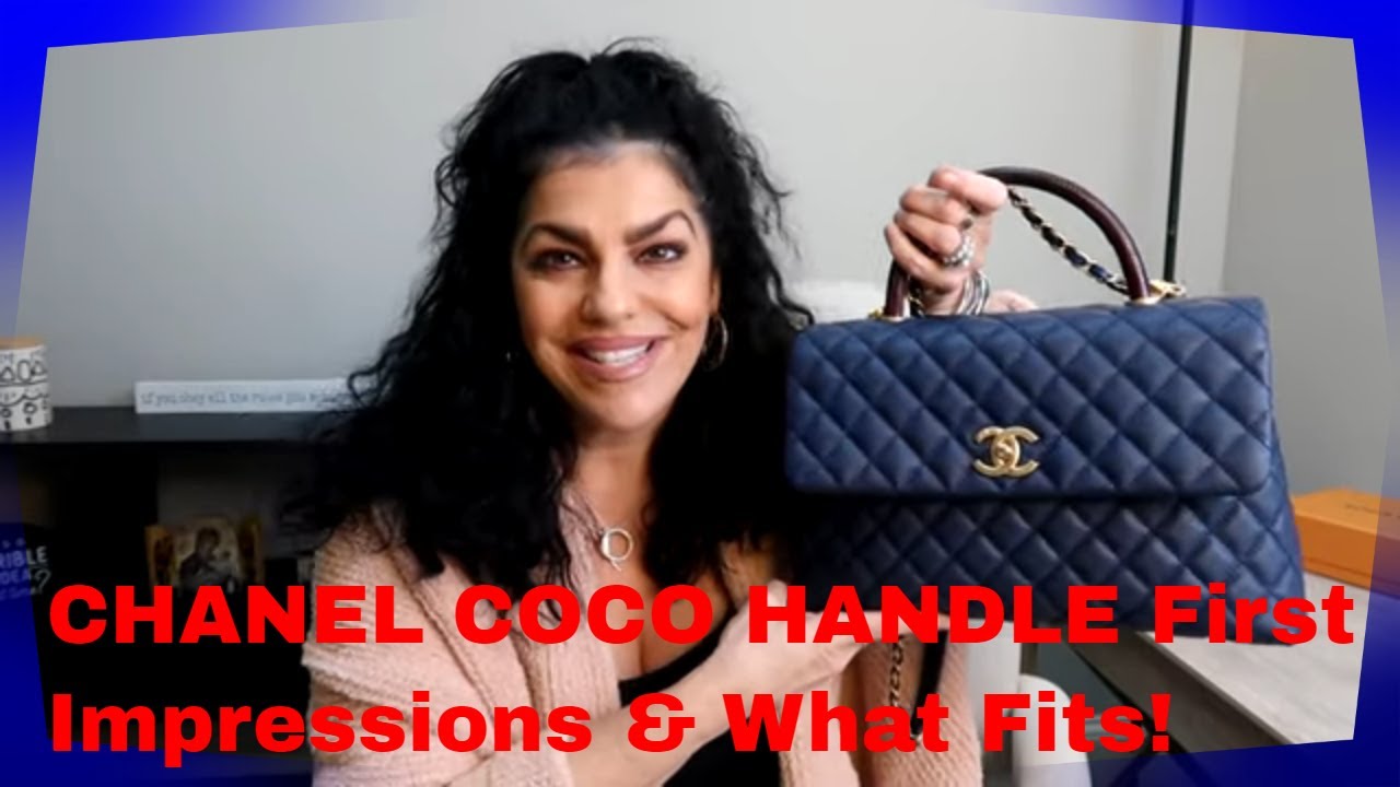 Chanel Medium Coco Handle First Impressions Review What Fits Inside Youtube