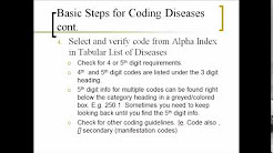 How to Assign ICD 9 Diagnosis Codes