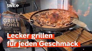 Vegan, vegetarisch oder mit Fleisch: Gutes vom Grill für alle | SWR Treffpunkt