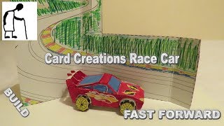 Card Creations - Race Car build - FAST FORWARD