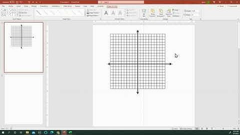 Creating a Coordinate Plane Graphic in PowerPoint