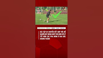 Bài tập này giúp thủ môn xử lý tốt hơn các pha bóng ở hai góc khung thành #shorts #pvf #bongda