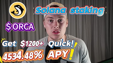 Bull-Proof 2025 💎 4534.48% APY with ORCA Stake & Crypto Staking Orca Solana Farming