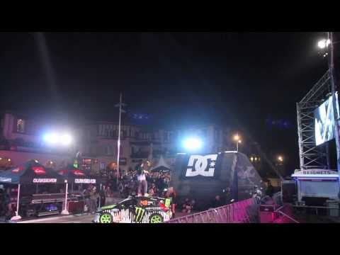 MWRT [Rapid Fire Clip!]::: Ken Block's DC France Gymkhana demo and Quik Pro beach party