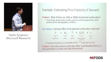 Vasilis Syrgkanis (Microsoft Research) -- Statistical learning for causal inference