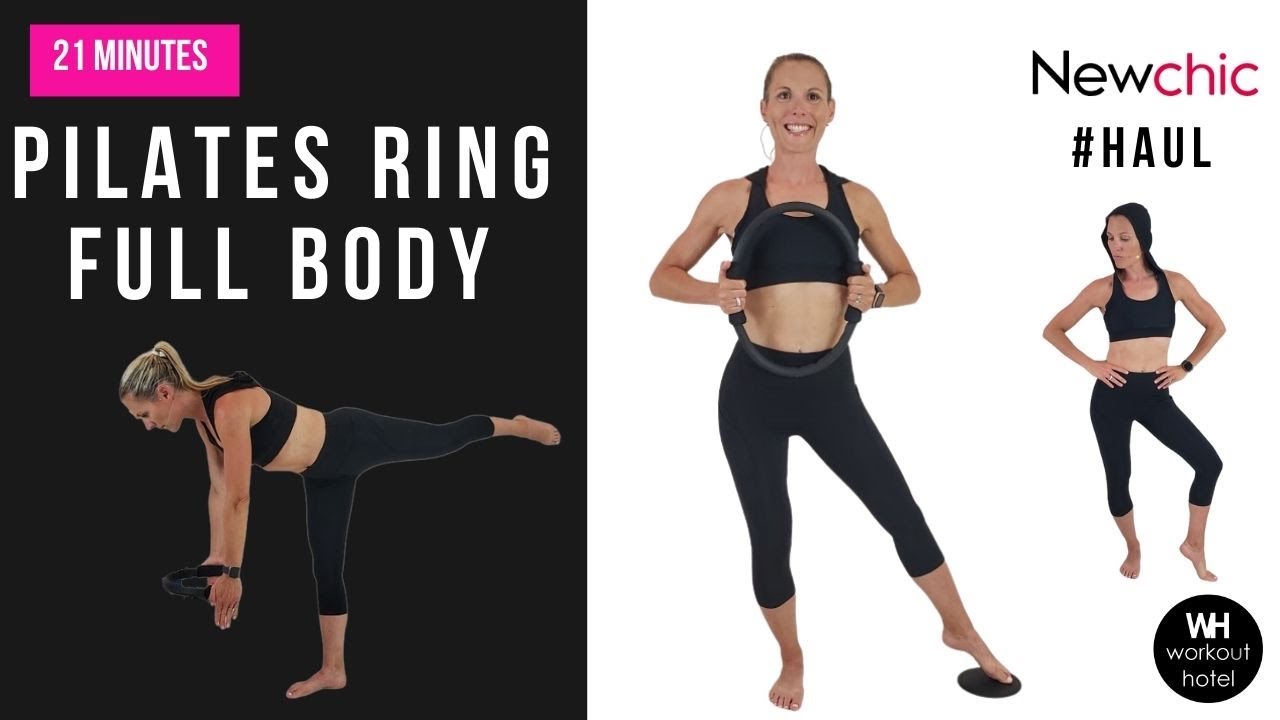 PILATES RING FULL BODY WORKOUT (with GLIDERS) YouTube
