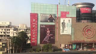 Reaching MG Road Metro Station - view from Delhi Metro