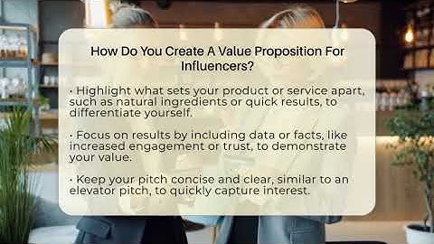 How Do You Create A Value Proposition For Influencers? - Everyday-Networking