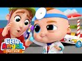 Hier kommt der Notarzt! | Kinderlieder und Cartoons | Little Angel | Moonbug Kids Deutsch