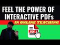 Using Interactive PDFs for Online Teaching, EdTech Tools and Examples