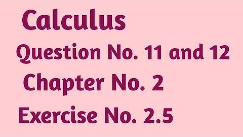 Calculus Exercise 2.5 Question No. 11 and 12 || How to find nth derivative