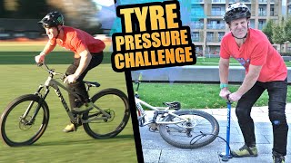 MTB TYRE PRESSURE CHALLENGE - HOW HIGH WILL IT GO UNTIL IT BLOWS!?
