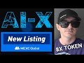 X  aix token crypto coin how to buy mexc global eth ethereum elon musk ai company x twitter app