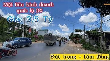 Ms46-Mặt tiền kinh doanh( 5x30) Quốc lộ 20 - Đức trọng, Lâm đồng