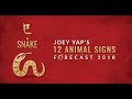 2018 Animal Sign Forecast: SNAKE [Joey Yap]