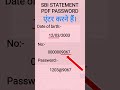 SBI Bank Statement PDF Password: How to Open and Access Your Statement