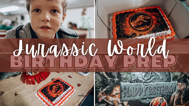 Jurassic World Birthday Party Prep / Andrue Turns ...